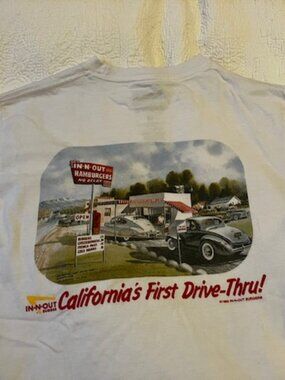 In-N-Out Burger California's First-Drive Thru 1985 Retro Tee Shirt